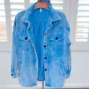 Light Blue corduroy Jacket
